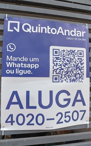 Apartamento para alugar com 40m², 2 quartos e sem vagainstalada dia:21-8-2026 Placa:IMWU-56