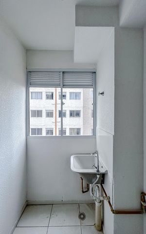 Apartamento para alugar com 43m², 2 quartos e sem vagaCozinha/Área de serviço
