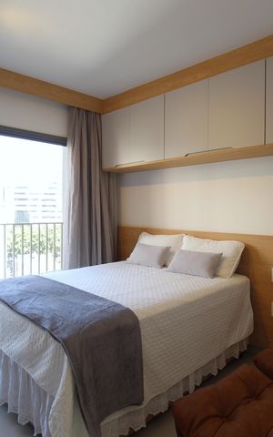 Studio para alugar com 24m², 1 quarto e sem vagaSala/Quarto