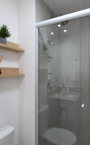 Studio para alugar com 24m², 1 quarto e sem vagaBanheiro