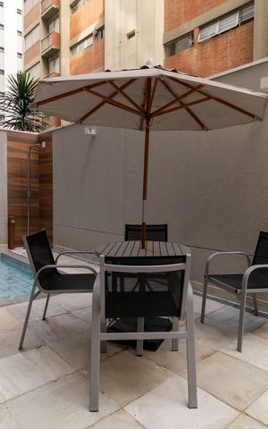 Apartamento para alugar com 27m², 1 quarto e sem vaga Apartamento para alugar com 27m², 1 quarto e sem vagaPiscina