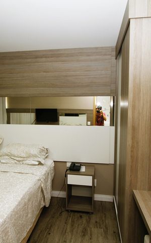 Studio à venda com 52m², 1 quarto e 1 vagaQuarto Suíte