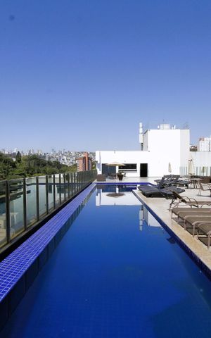 Studio à venda com 52m², 1 quarto e 1 vagaÁrea comum - Piscina