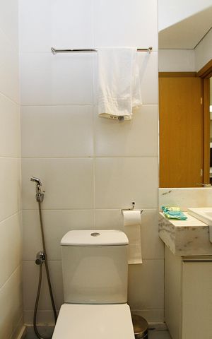 Studio à venda com 52m², 1 quarto e 1 vagaBanheiro