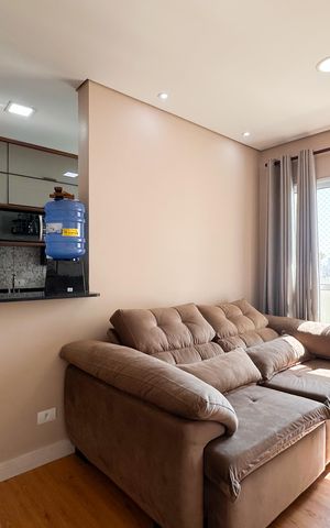 Apartamento à venda com 53m², 2 quartos e 2 vagasSala