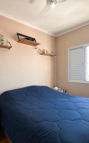 Apartamento à venda com 53m², 2 quartos e 2 vagasQuarto 1