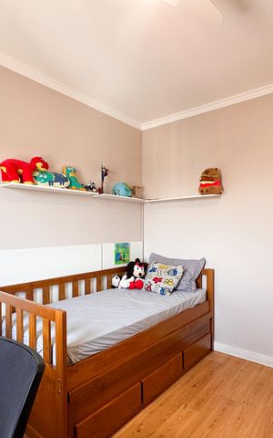 Apartamento à venda com 53m², 2 quartos e 2 vagasQuarto 2