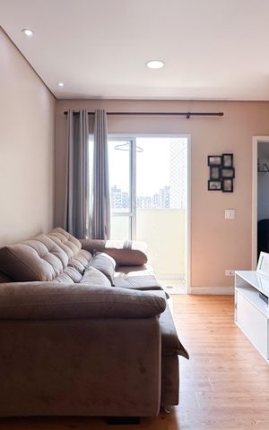 Apartamento à venda com 53m², 2 quartos e 2 vagasSala
