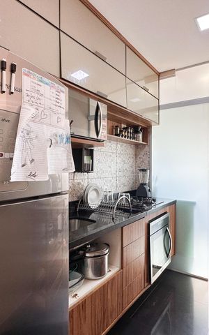 Apartamento à venda com 53m², 2 quartos e 2 vagasCozinha