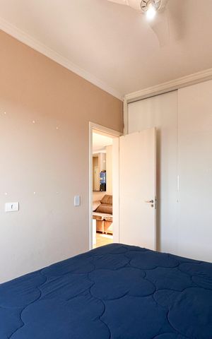 Apartamento à venda com 53m², 2 quartos e 2 vagasQuarto 1