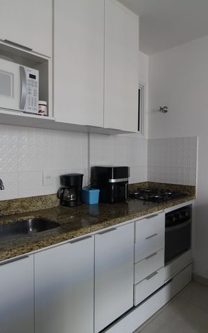 Studio à venda com 40m², 1 quarto e 1 vagaSala/Cozinha