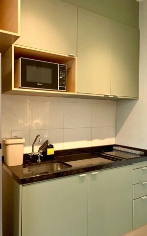 Studio para alugar com 30m², 1 quarto e sem vaga Studio para alugar com 30m², 1 quarto e sem vagaCozinha