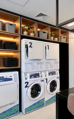 Studio para alugar com 30m², 1 quarto e sem vaga Studio para alugar com 30m², 1 quarto e sem vagaLavanderia