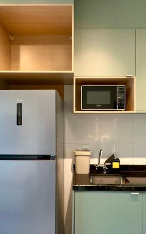 Studio para alugar com 30m², 1 quarto e sem vaga Studio para alugar com 30m², 1 quarto e sem vagaCozinha