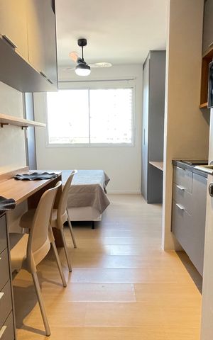 Apartamento para alugar com 15m², 1 quarto e sem vagaStudio