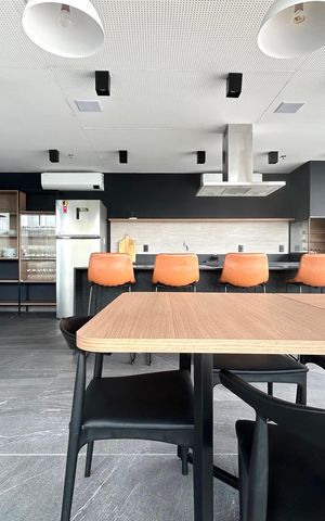 Apartamento para alugar com 31m², 1 quarto e sem vaga Apartamento para alugar com 31m², 1 quarto e sem vagaÁrea comum - Salão de festas