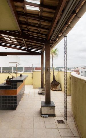 Apartamento à venda com 150m², 4 quartos e 3 vagas Apartamento à venda com 150m², 4 quartos e 3 vagasÀrea da Cobertura - Espaço Gourmet