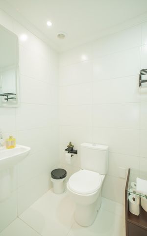 Studio à venda com 28m², 1 quarto e sem vaga Studio à venda com 28m², 1 quarto e sem vagaBanheiro