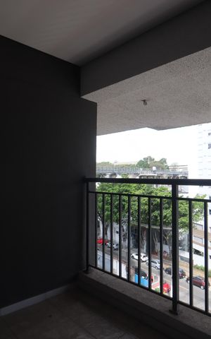 Studio para alugar com 26m², 1 quarto e sem vagaVaranda