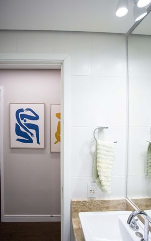 Apartamento à venda com 69m², 3 quartos e 2 vagasBanheiro Social