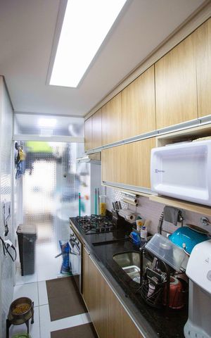 Apartamento à venda com 69m², 3 quartos e 2 vagasCozinha
