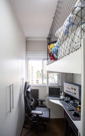 Apartamento à venda com 69m², 3 quartos e 2 vagasQuarto 2