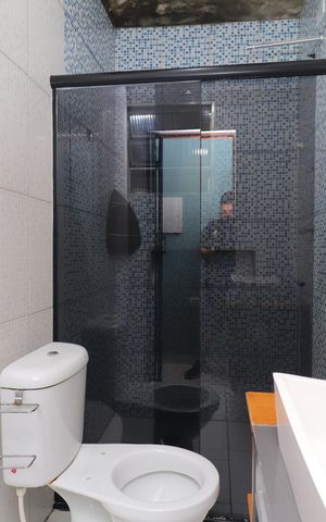 Casa para alugar com 54m², 1 quarto e sem vagaBanheiro