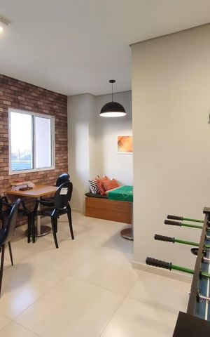 Apartamento à venda com 53m², 2 quartos e 1 vaga Apartamento à venda com 53m², 2 quartos e 1 vagaSalão de jogos