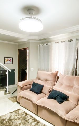 Casa de condomínio para alugar com 74m², 2 quartos e 2 vagas Casa de condomínio para alugar com 74m², 2 quartos e 2 vagasSala
