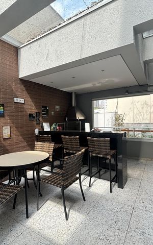 Apartamento à venda com 89m², 2 quartos e 2 vagasChurrasqueira