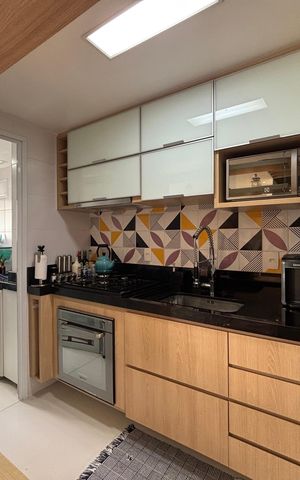 Apartamento à venda com 89m², 2 quartos e 2 vagasCozinha 