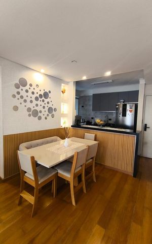Apartamento à venda com 70m², 3 quartos e 2 vagas Apartamento à venda com 70m², 3 quartos e 2 vagasSala