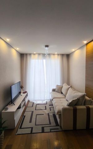 Apartamento à venda com 70m², 3 quartos e 2 vagas Apartamento à venda com 70m², 3 quartos e 2 vagasSala