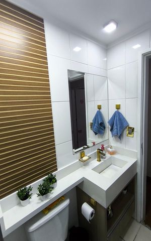 Apartamento à venda com 70m², 3 quartos e 2 vagas Apartamento à venda com 70m², 3 quartos e 2 vagasBanheiro