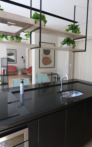 Apartamento para alugar com 29m², 1 quarto e sem vagaÁrea comum - Salão de festas
