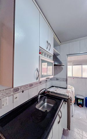 Apartamento à venda com 54m², 2 quartos e 1 vagaCozinha
