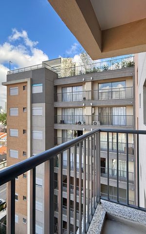 Studio para alugar com 24m², 1 quarto e sem vaga Studio para alugar com 24m², 1 quarto e sem vagaSacada