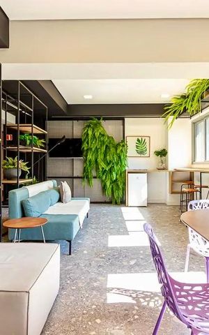 Studio para alugar com 24m², 1 quarto e sem vaga Studio para alugar com 24m², 1 quarto e sem vagaHall Social/Coworking