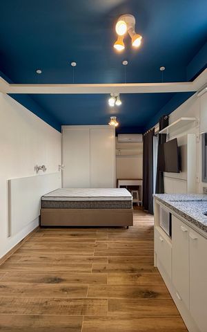 Studio para alugar com 24m², 1 quarto e sem vaga Studio para alugar com 24m², 1 quarto e sem vagaCozinha