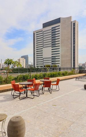 Studio para alugar com 24m², 1 quarto e sem vaga Studio para alugar com 24m², 1 quarto e sem vagaTerraço