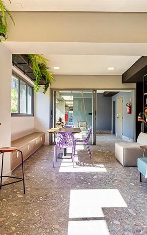 Studio para alugar com 24m², 1 quarto e sem vaga Studio para alugar com 24m², 1 quarto e sem vagaHall Social/Coworking