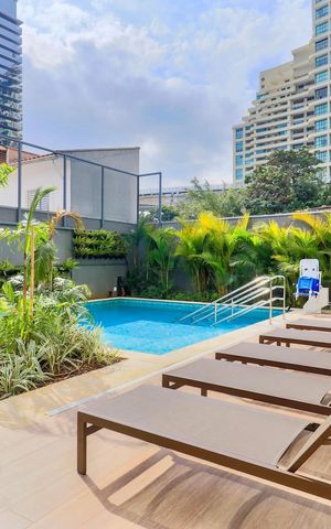 Studio para alugar com 24m², 1 quarto e sem vaga Studio para alugar com 24m², 1 quarto e sem vagaPiscina