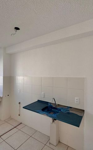 Apartamento à venda com 43m², 2 quartos e 1 vaga Apartamento à venda com 43m², 2 quartos e 1 vagaCozinha e Área de Serviço