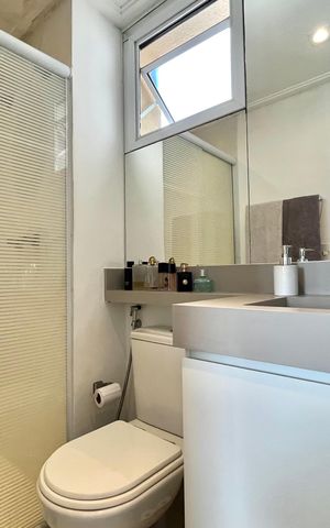 Apartamento à venda com 74m², 2 quartos e 1 vaga Apartamento à venda com 74m², 2 quartos e 1 vagaBanheiro da Suíte