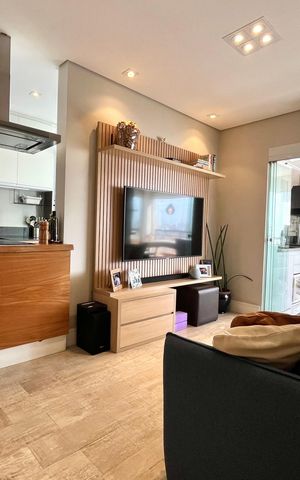 Apartamento à venda com 74m², 2 quartos e 1 vaga Apartamento à venda com 74m², 2 quartos e 1 vagaSala