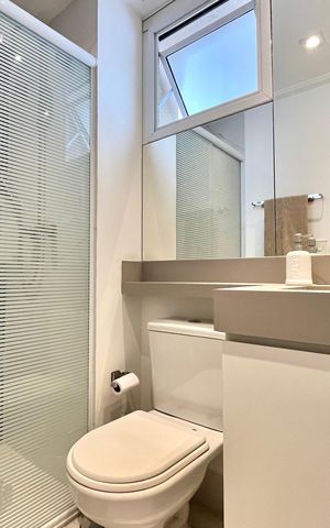 Apartamento à venda com 74m², 2 quartos e 1 vaga Apartamento à venda com 74m², 2 quartos e 1 vagaBanheiro Corredor