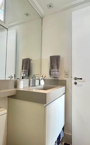 Apartamento à venda com 74m², 2 quartos e 1 vaga Apartamento à venda com 74m², 2 quartos e 1 vagaBanheiro da Suíte