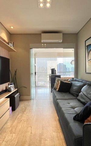 Apartamento à venda com 74m², 2 quartos e 1 vaga Apartamento à venda com 74m², 2 quartos e 1 vagaSala