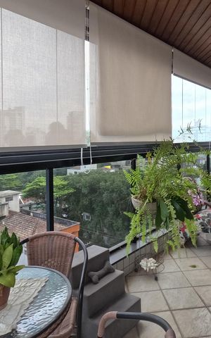 Apartamento para alugar com 43m², 3 quartos e 2 vagasVaranda da Sala de estar e de jantar