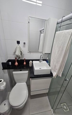 Apartamento para alugar com 32m², 1 quarto e 1 vaga Apartamento para alugar com 32m², 1 quarto e 1 vagaBanheiro